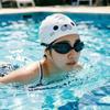 Waterproof Silicone Swimming Hat Ear Protection Cartoon Swim Cap Seal Swim Cap  For Adults