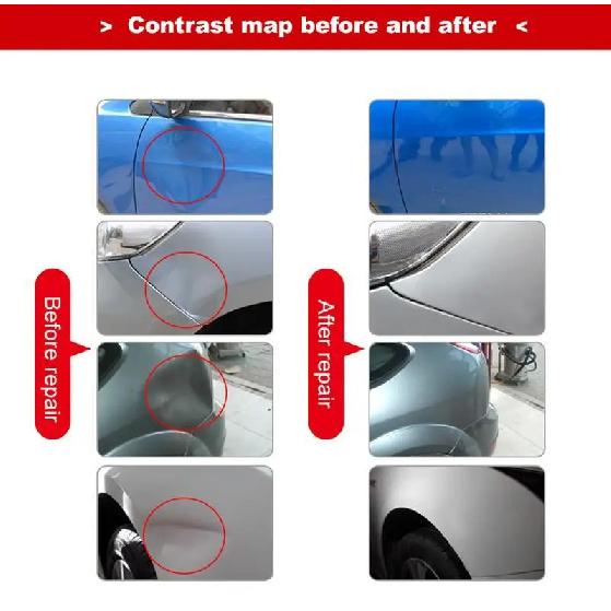 PDR lackfreie Dellenreparatur Klebetabs-Set für Auto-Dellenentfernung, Karosserie-Reparaturwerkzeuge Klebepads