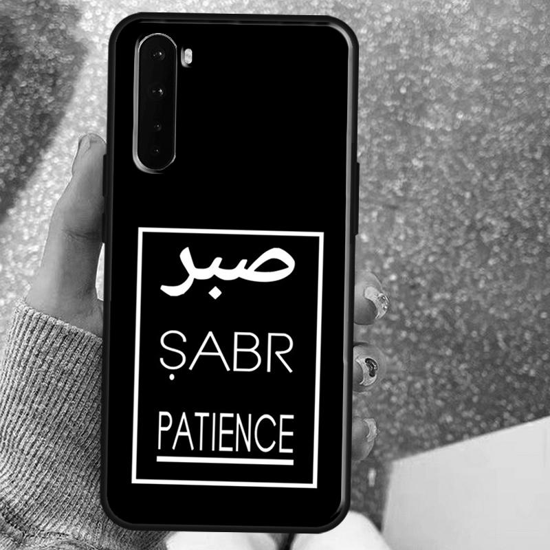 Sabr Patience Case For OnePlus 13T 10T 8T 10 Pro 15 13 12 11 15R 13R 12R Nord CE 5 2 3 4 Lite N20 N30 Coque