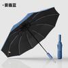 Umbrella, automatic umbrella, weather and rain, women's folding sunshade and sunscreen, large wholesale batch, thickened and enlarged hot-selling