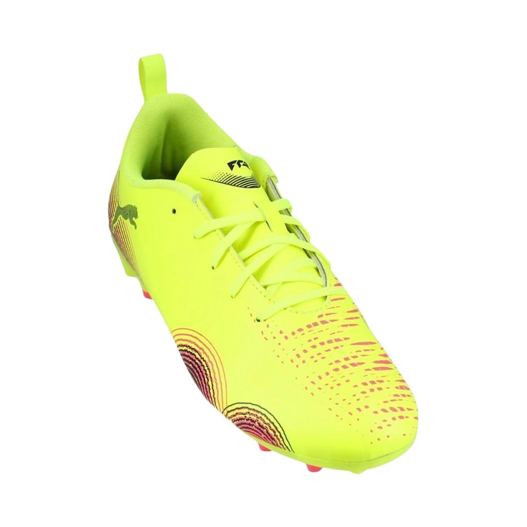 Puma Future 8 Play Mg Kunstrasen Kurze Stollen Mode Bequem Niedrig geschnitten Kinder Fußballschuhe Unisex Fußballschuhe Gelb 108393-03
