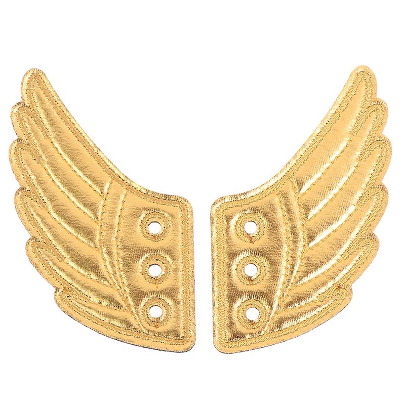 

Детская обувь из фольги, кроссовки с крыльями ангела, одежда для девочек и мальчиков, декор, аксессуары «сделай сам» золотой