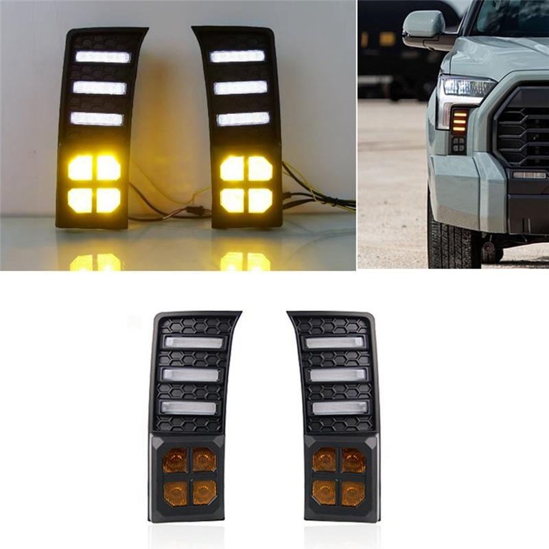 LED Front Daytime Running Light For Toyota    Sequential Turn Signal Light