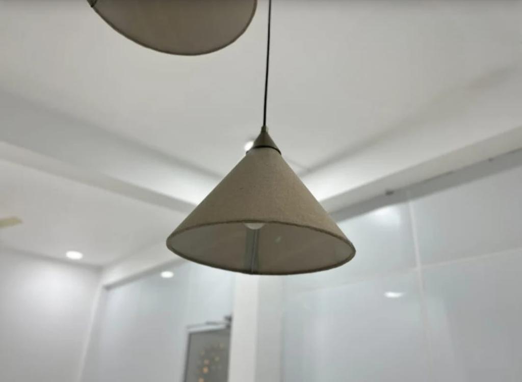Mid Century 2 Fabric Shade Pendant Lights Chandelier Light Designer Ceiling Fixture Dinning Lights