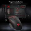 Redragon M656 Gainer Wireless Gaming 4000 DPI 7 programmable Red LED dedicated software Black Mouse, 2.4GHz, DPI, 5-level adjustment, buttons,