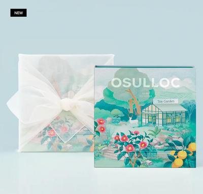 Osulloc Garden of Tea – Korean Tea Gift Set with 9 Flavors, 27 Bags