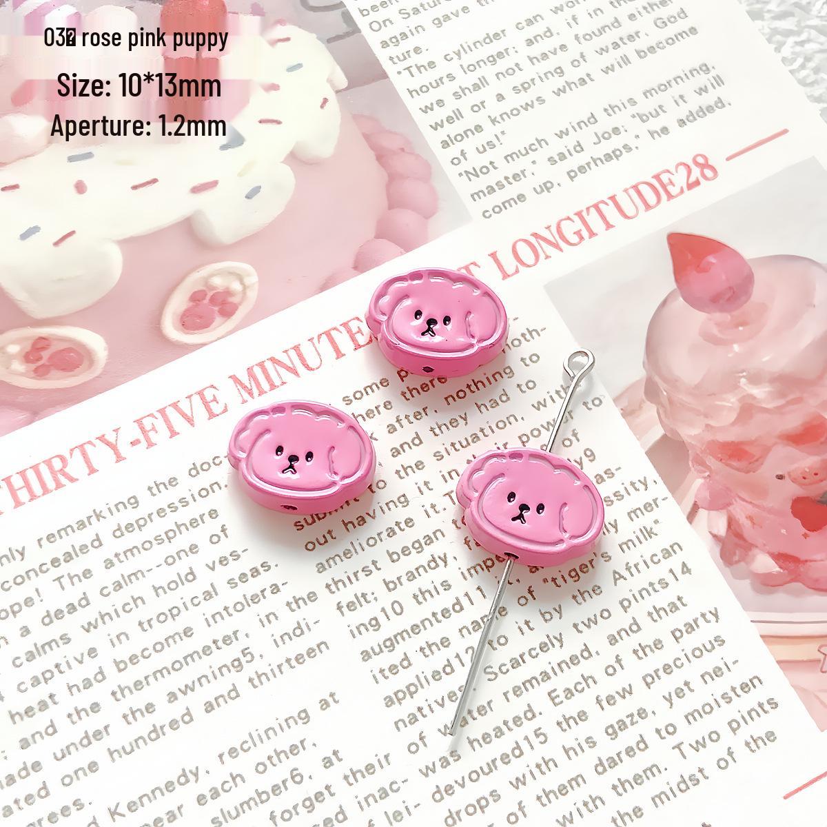 

INS Dopamine Rabbit Puppy Alloy Beads for DIY Jewelry & Accessories