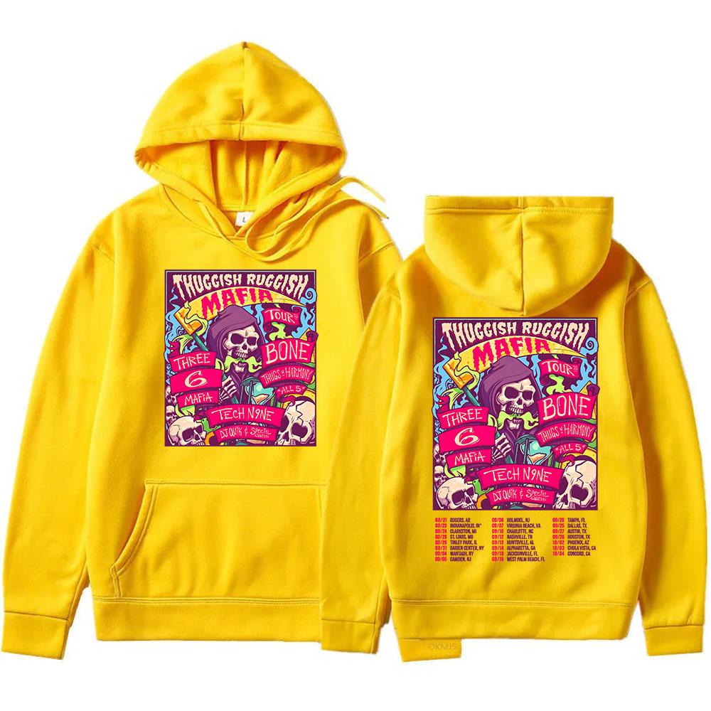THE THUGGISH-RUGGISH-MAFIA-TOUR Hoodies Sweatshirt Men Women Clothing Grunge Graphic Top