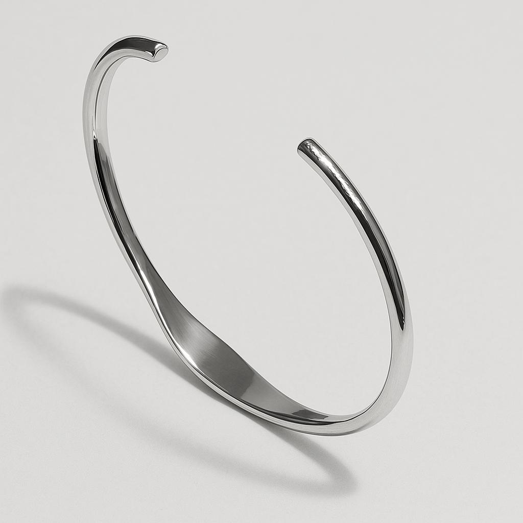 Mark-4 Waxing Moon Bangle
