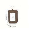 New Retro Zipper Change Card Bag, Simple RFID Anti-Theft Swipe Bank Card Work ID Card Holder