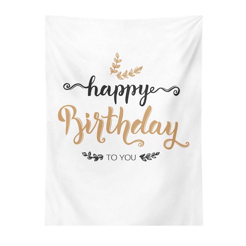 Birthday Party Hanging Cloth Home Wall Decoration Tapestry Office Living Room Tapestry