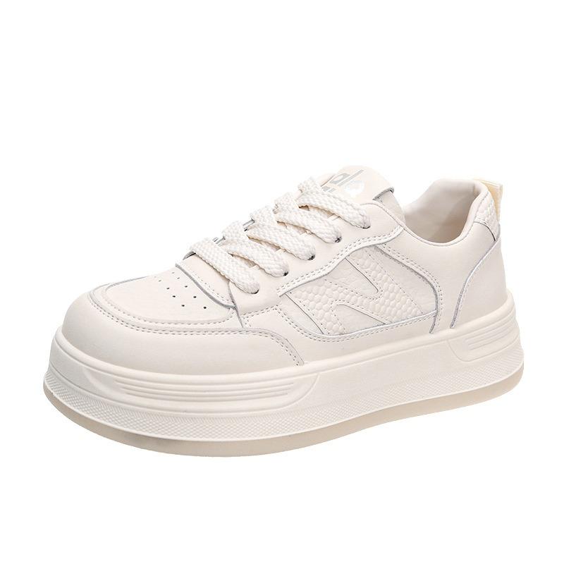 Premium thick-soled white shoes women's autumn new versatile heightening board shoes non-slip casual shoes
