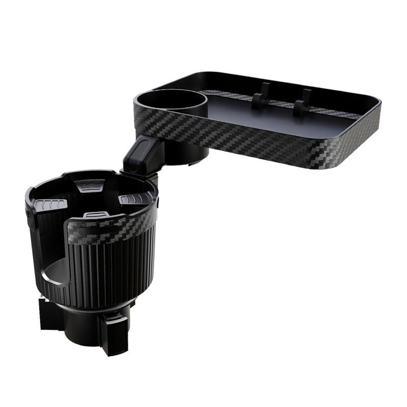 Portable Car Cup Meal Tray Expanded Holder Attachable Adjustable Cup Tray Car Food Desk Table Holder Rotatable