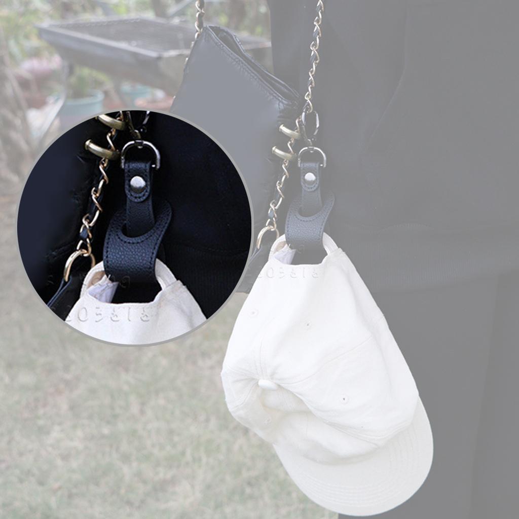 PU-Leder Hutclip für Tasche Reisehut-Halter Rucksack Gepäck Handtasche Reisehandtasche Hutclip Hut-Organizer Hut-Halter