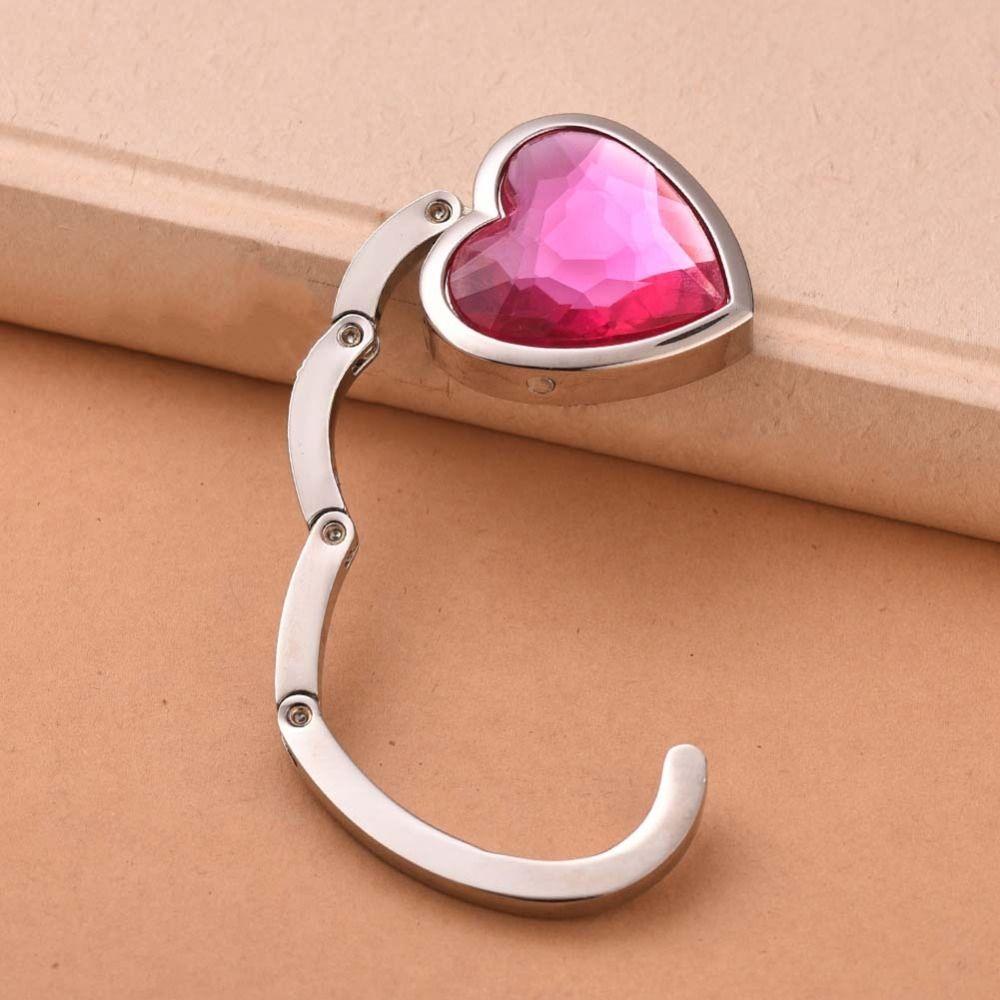 Portable Purse Bag Hanger Bag Parts Handbag Hook Holder Folding Table Hook  for Table Edge