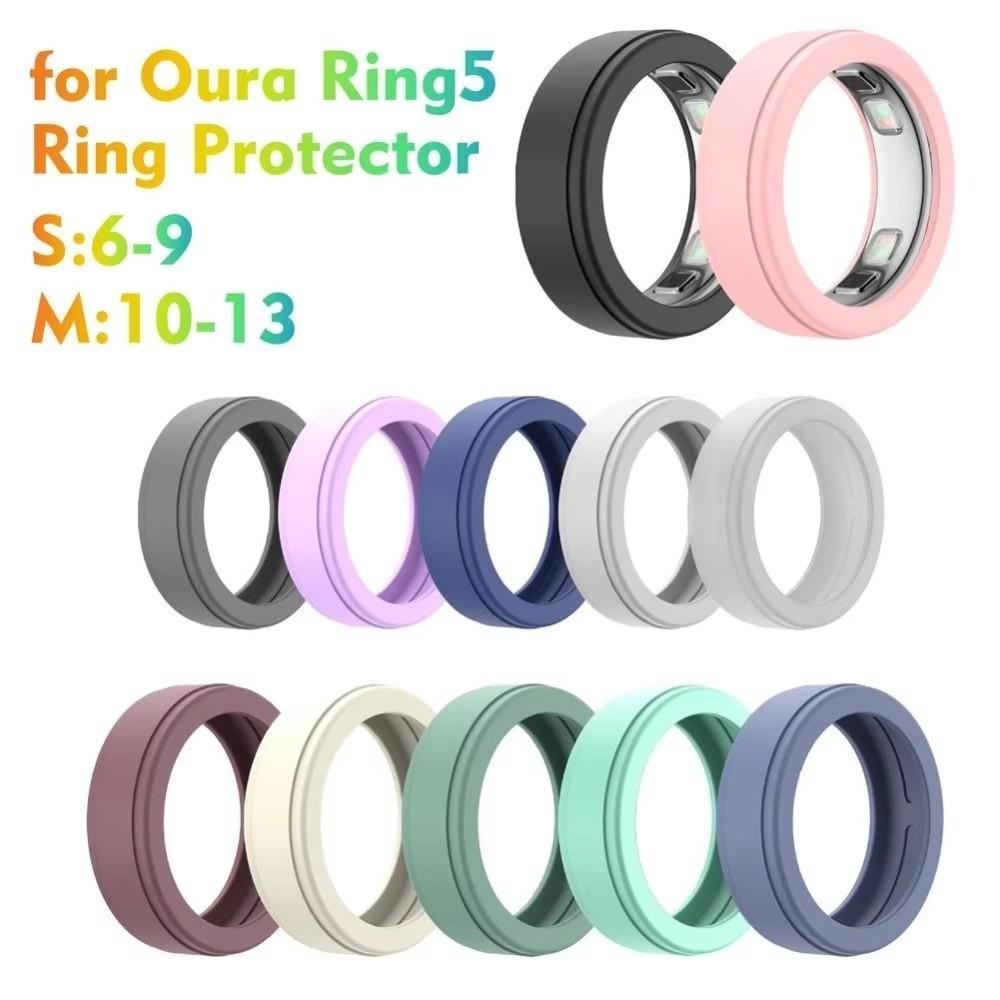 Elastic Smart Ring Protective Case Anti Fall Ring Protector for Oura Ring 5 Smart Ring Accessories