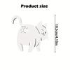 Cute Cat Snack Bag Sealing Clip Acrylic Seal Decorative Funny Butt Clip Cat Food Storage