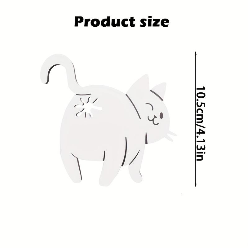 Cute Cat Snack Bag Sealing Clip Acrylic Seal Decorative Funny Butt Clip Cat Food Storage