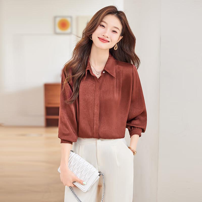 Women's Elegant Wrinkle-Free Long-Sleeve Shirt