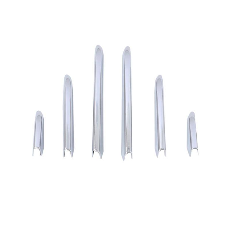 For Volkswagen VW ID 4 ID4 Car Front Fog Light Lamp Trim Foglight Decoration Cover Sticker Lamp Eyebrow Accessories