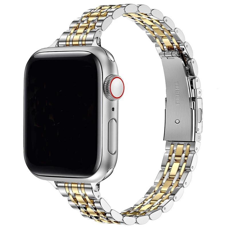 Stainless Steel Strap for Apple Watch  S11 S10 42mm 46mm 49mm 42 44 45mm 41mm Women Metal Bracelet IWatch 11 10 9 8 7 6 SE 5 4