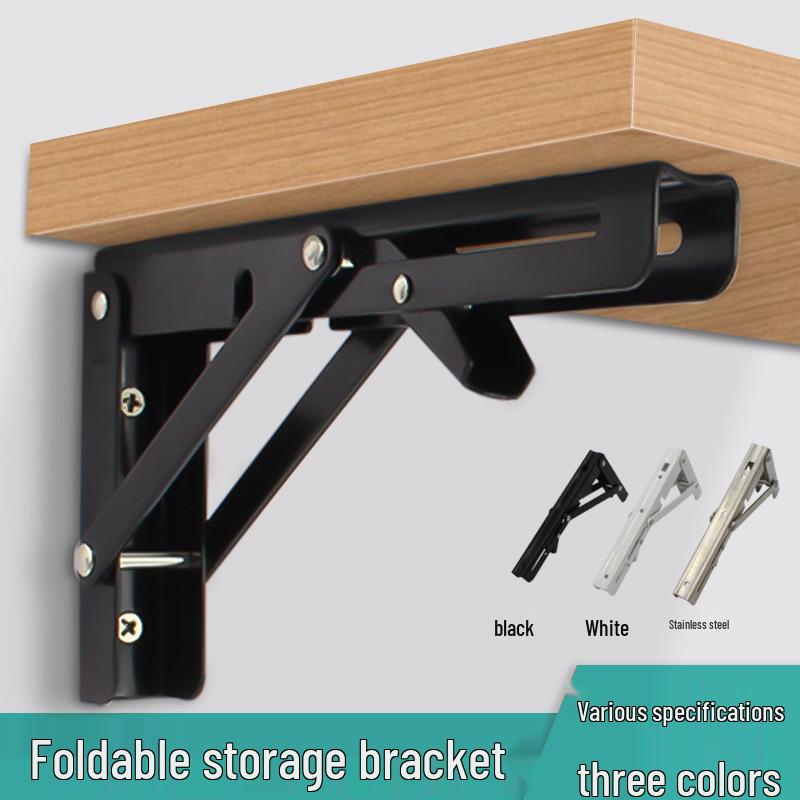 Stainless Steel Foldable Wall-Mounted Triangular Support Bracket