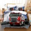 3D Truck Head Bedding Set Deluxe Printed Down Duvet Cover Pillowcase 2/3 Pieces Children's Room Home Textile DE135 * 200 Full Size Home Decoration