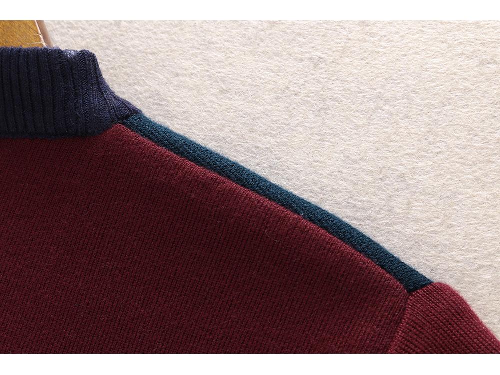 Men's Cashmere Sweater - Round Neck Bee Pattern Knitwear, High-Grade Warm Autumn/Winter Pullover