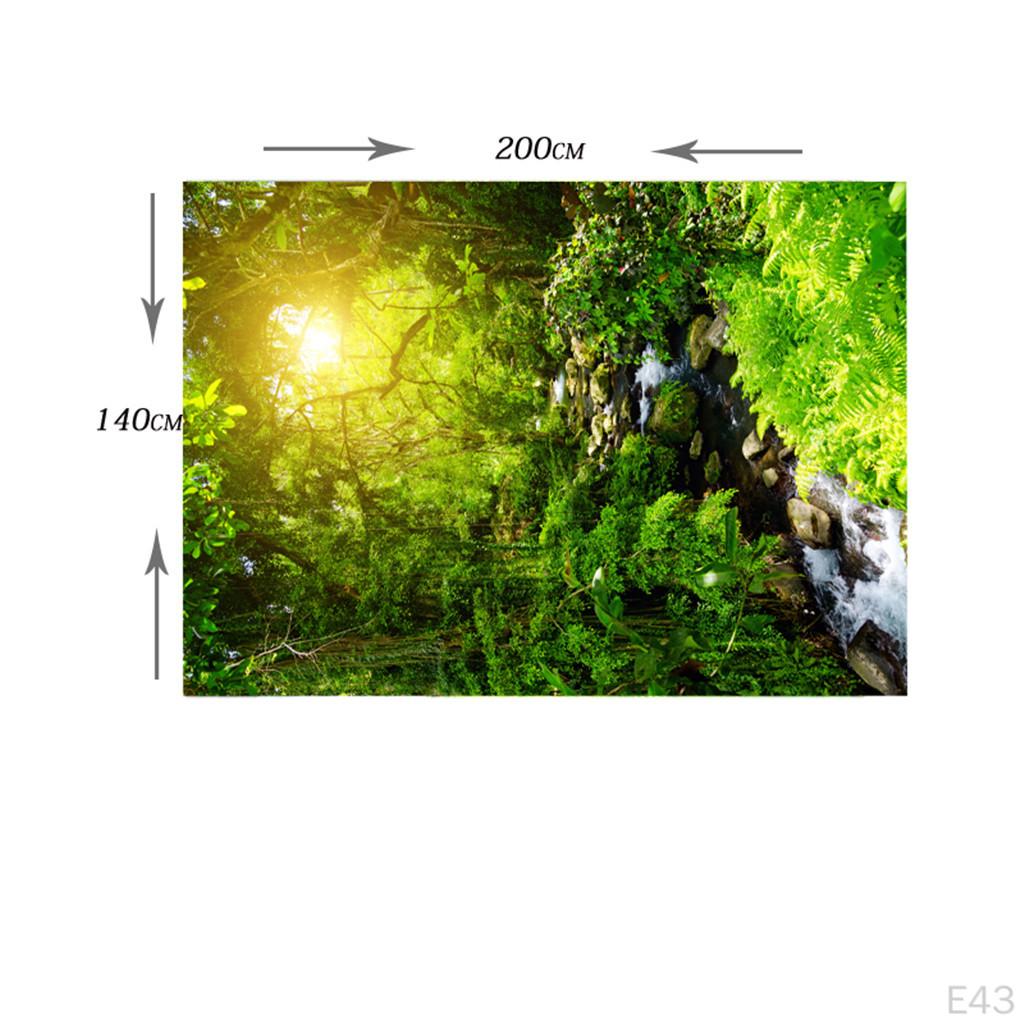 -resistant Printed Tablecloth TV Stand Refrigerator Table Mat Decorative