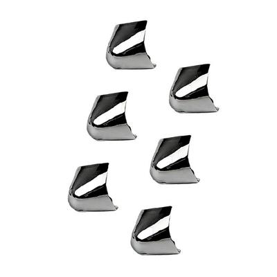 6 Pezzi Metalliche Puntali per Scarpe Copripuntali per Tacchi Alti Protezioni per Punte di Scarpe Puntali per Decorazioni e Fascino di Riparazione