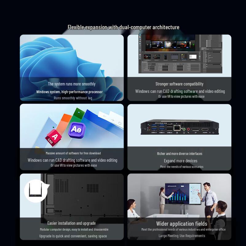 Hisense 75-inch AI Meeting Flat Panel (CN version)