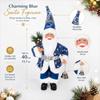 40cm Christmas Santa Doll Standing Posture Christmas Figurine  Christmas Home Decor