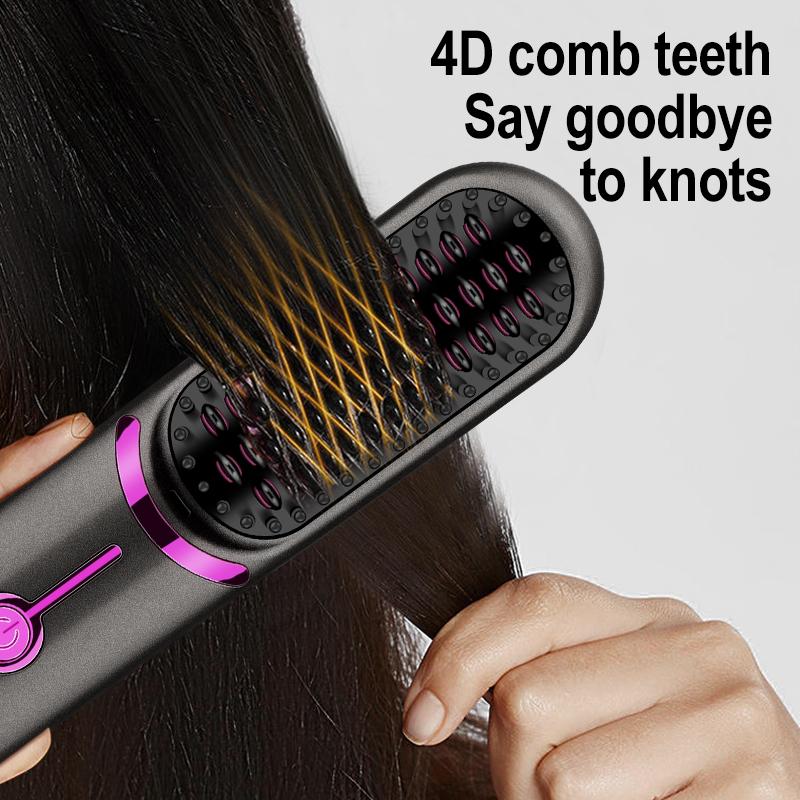 Wireless Hair Straightener USB Charging Hair Straightener Hair Straightener Big Wave Egg Roll Curling Iron