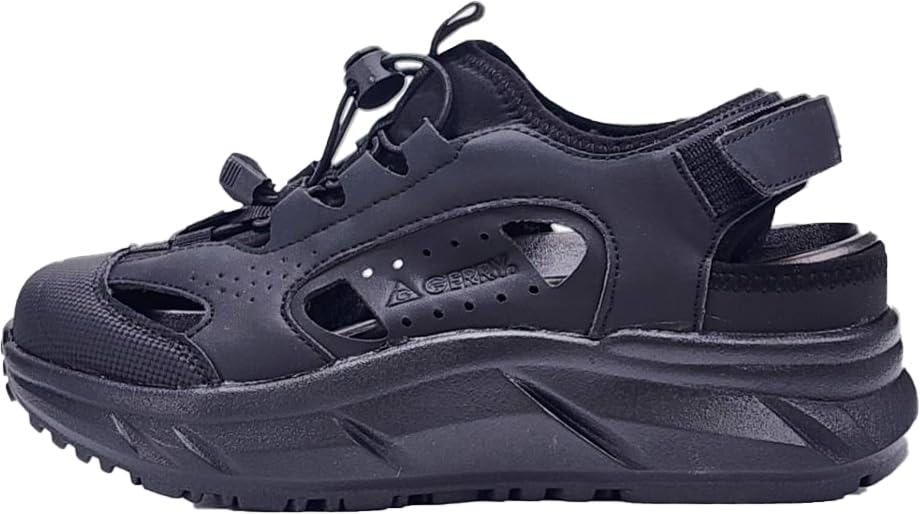 GERRY Sneaker Sandals for Sport Fitted Outdoor Casual Japanese Shoe Size [YAMATOHEP] Women, Platform, Lightweight, Sandals, Breathable, Drawstring,