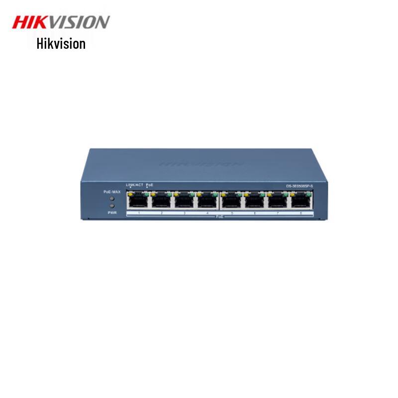

Hikvision DS-3E0508SP-E 8-Port Gigabit POE Unmanaged Switch