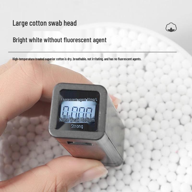 New! Cotton Swabs - Dual-Ended, Disposable, Odorless for Ear Cleaning & Makeup. Boxed.