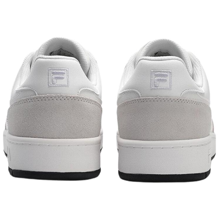 FILA Chic Versatile Comfortable Lightweight Low-Top Skate Shoes Men sneakers White Gray A52M623102F-BW