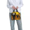 Dusk Elephant Herd African Savannah Elephant Insulated Lunch Bag for Women Kids Leakproof Food Boxes Thermal Lunch Box Tote