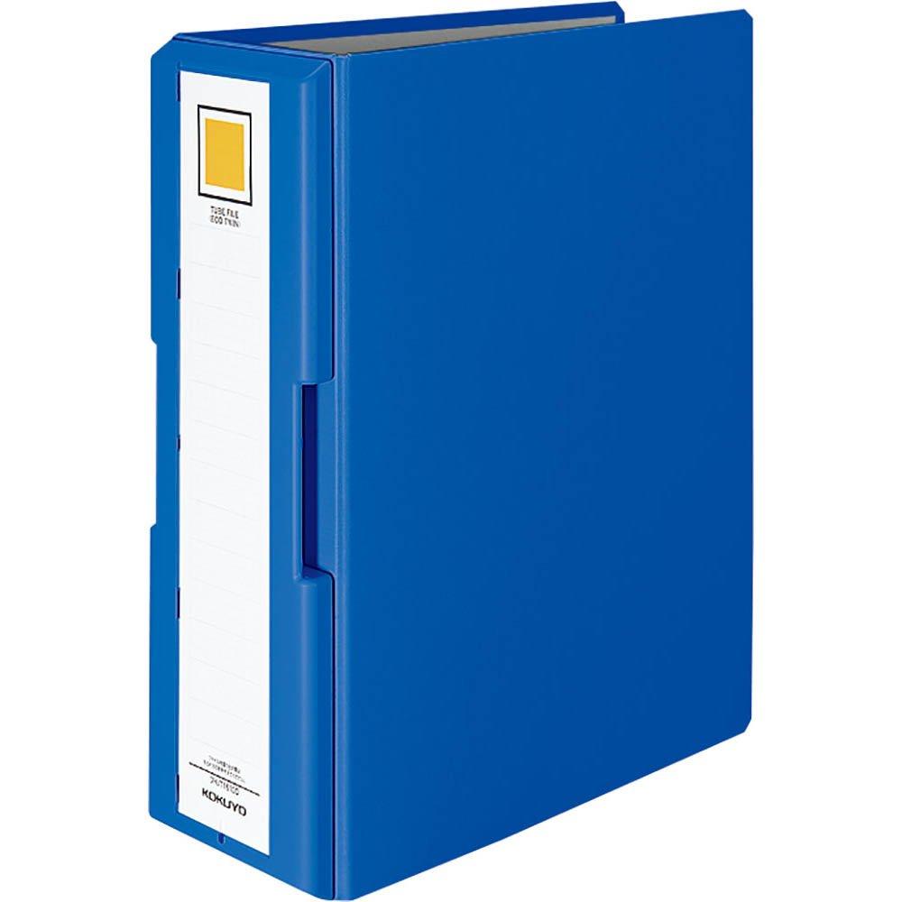 

KOKUYO File Tube File with Handle Eco Twin A4 2 Holes Holds 1000 Sheets Blue Fu-UT16100B