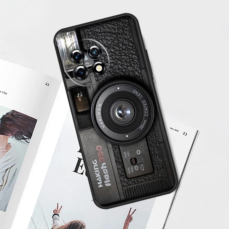 Vintage Camera Case For OnePlus Nord 5 CE 4 3 Lite N20 N30 OnePlus 15 13 12 11 8 9 10 Pro 12R 13T 13R Cover