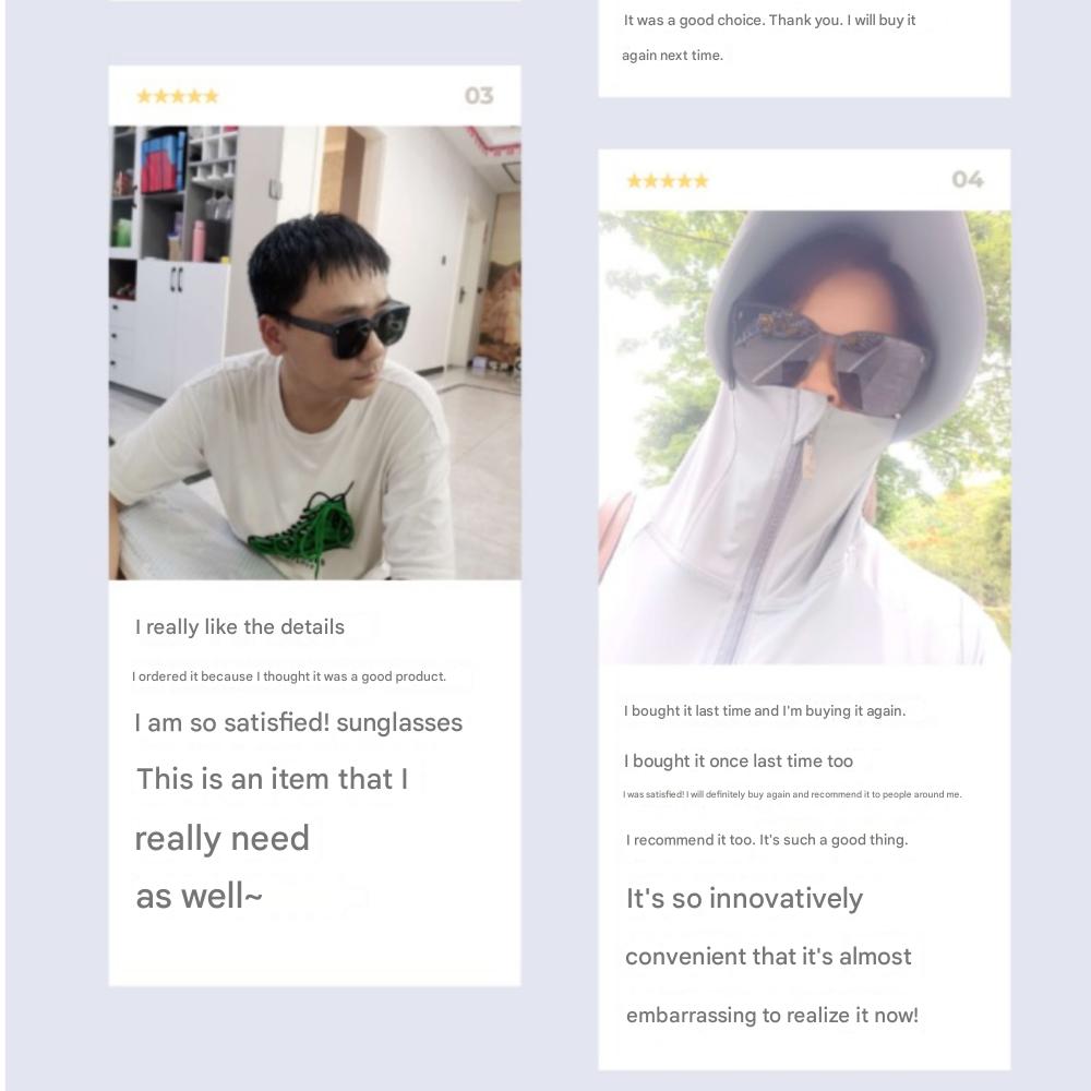 Likedoc unisex UV400 polarized sunglasses to wear over glasses