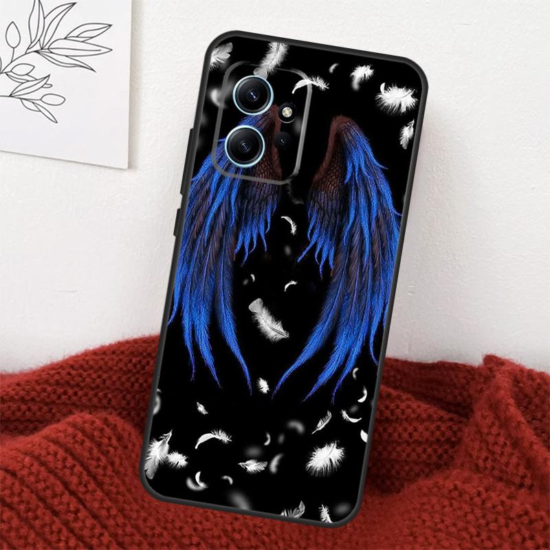 Wings Angel Devil Case For Xiaomi Redmi Note 14 10 11 12 13 15 Pro Plus Cover For Redmi 15 15C 13C 12C 10C 14C