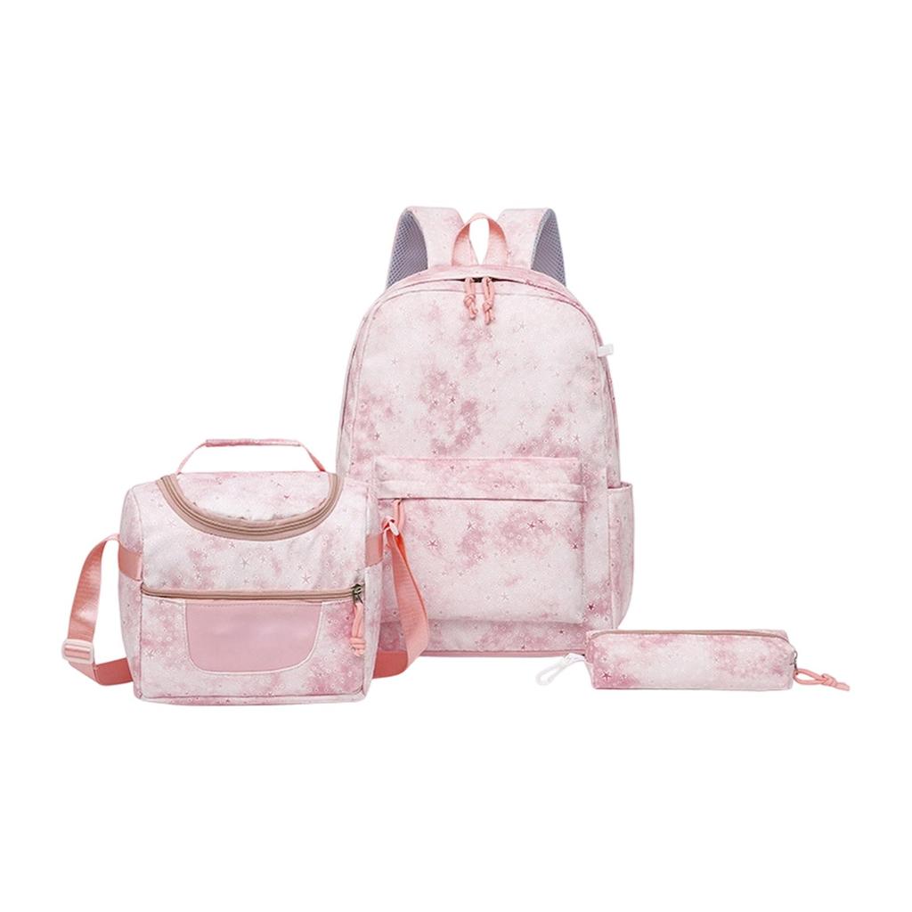 Schulrucksack mit Brotdose, Rucksack mit großem Fassungsvermögen für Schule, Reisen, Outdoor und den täglichen Gebrauch