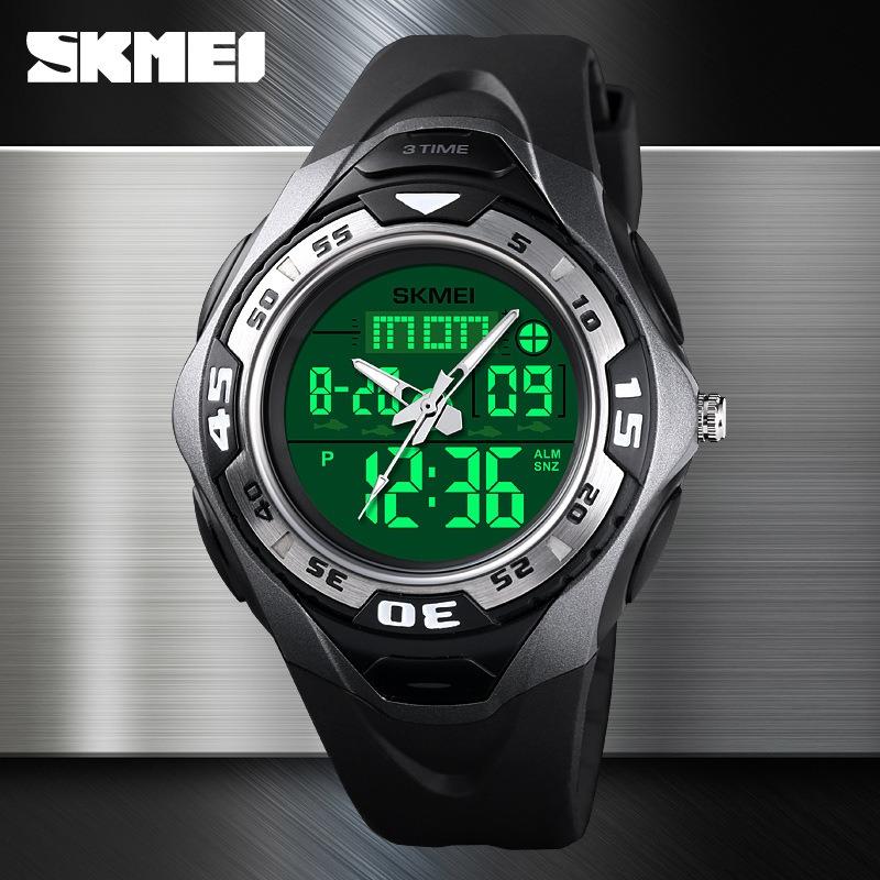 Hot-selling Three-time Multi-function Men's Watch, Outdoor Sports Student Camouflage Electronic Watch