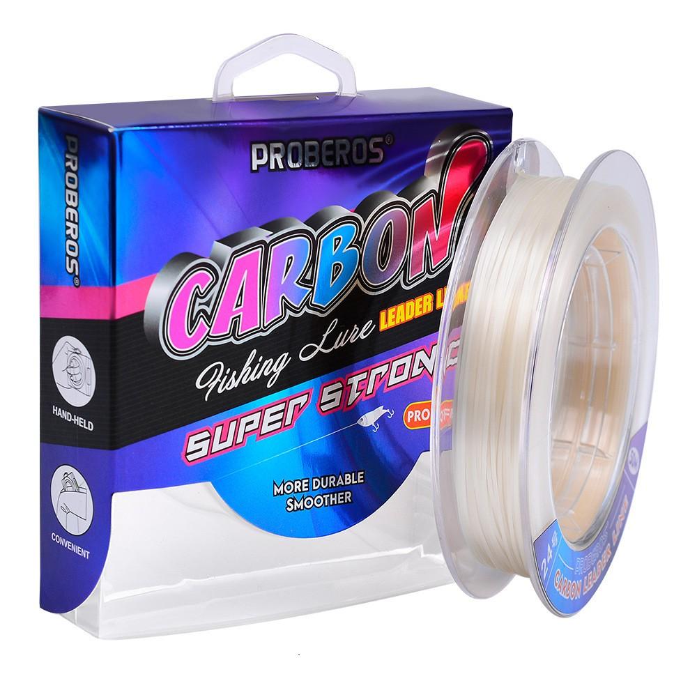 Carbon Wire Front Wire Fishing Line Wear-resistant Road Subcarbon Wire Fishing Line Sub Line Japanese Original Silk All Carbon Fishing Line