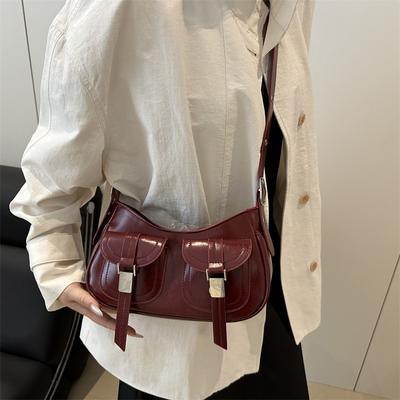 Simple Design Armpit Bag Autumn New Fashion Trend Versatile Dumpling Bag Single Shoulder Oblique Span Bag