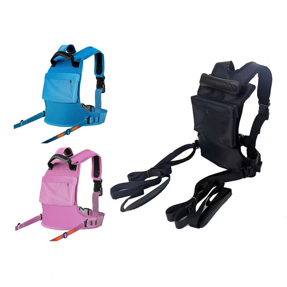 Kinder Ski-Trainingsgeschirr Geschwindigkeitskontrolle Anfänger Snowboarden Skifahren Hilfstrainer Zug Sicherheitsgurt mit Rucksack