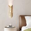 Creative New LED Marble Wall Lamp Cream Wind Hotel Bar Restaurant Living Room Corridor Bedroom Decorative Lighting
