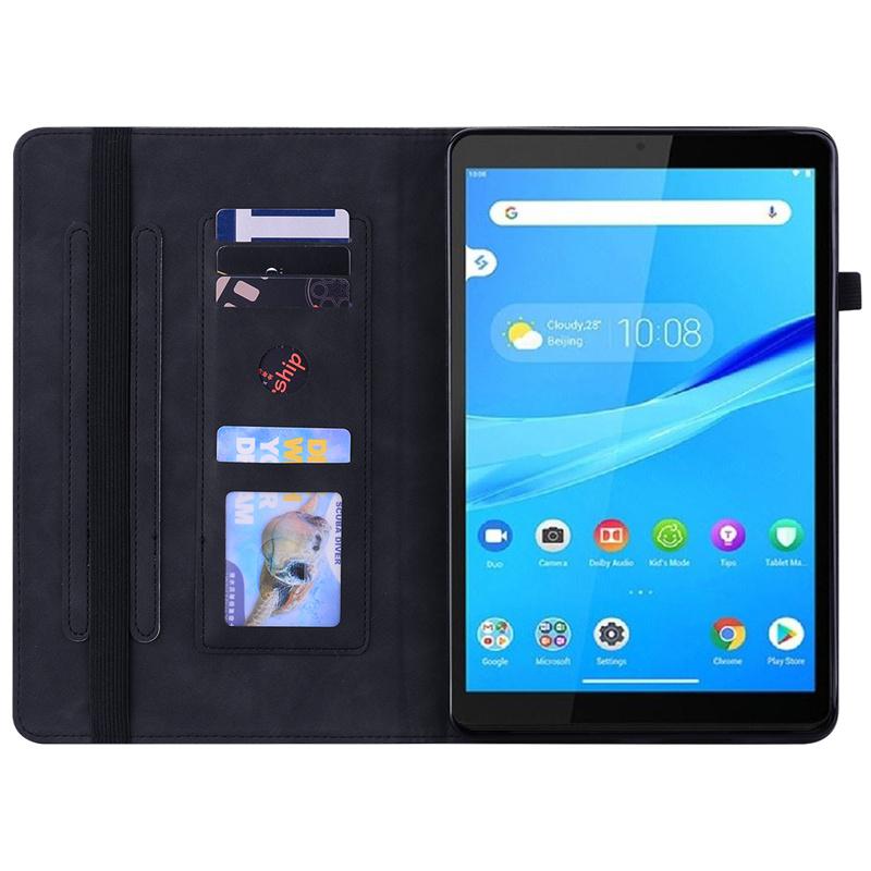 For Lenovo M8 TB-8505F TB-8505X 8.0" Tablet Case for Lenovo Tab M 8 Case TB 8505F TB 8505X Shell Wallet Card Slots Caqa + Stylus
