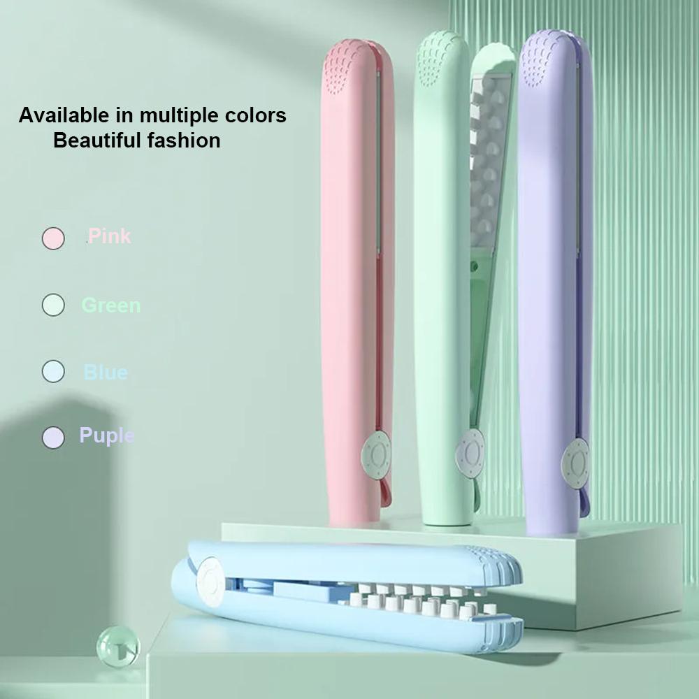 Mini 3D Grid Hair Crimper Curling Iron Volumizing Hair Iron Ceramic Corn Perm Splint Flat Iron Hair Styling Tools Gift for Women